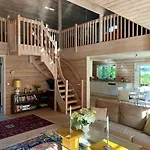 Timber Beam House By Kattegat On Djursland Tatil Evi *